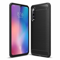 Θήκη Σιλικόνης Carbon TPU Fiber Brushed Xiaomi Mi 9 SE Μαύρο