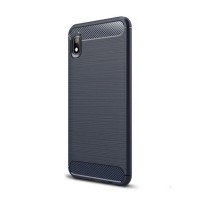 Θήκη Σιλικόνης Carbon TPU Fiber Brushed Xiaomi Redmi 7A Μπλε