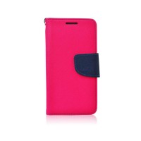 Fancy Book Samsung Galaxy A41 Φούξ/Σκούρο Μπλε