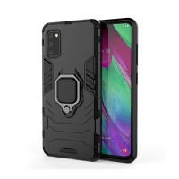Ring Armor Kickstand magnetic car holder Samsung Galaxy A41 Μαύρο