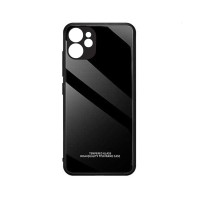 Glass Case Apple iPhone 12 mini Μαύρο