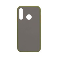 Θήκη Color Button Bumper Huawei P30 Lite Χακί