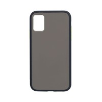 Θήκη Color Button Bumper Samsung Galaxy A51 Μπλε Σκούρο