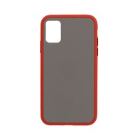 Θήκη Color Button Bumper Samsung Galaxy A71 Κόκκινο