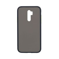 Θήκη Color Button Bumper Xiaomi Redmi 9 Μπλε Σκούρο