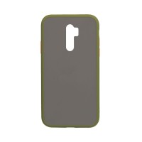 Θήκη Color Button Bumper Xiaomi Redmi 9 Χακί