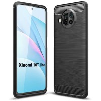 Θήκη Σιλικόνης Carbon TPU Fiber Brushed Xiaomi Mi 10T Lite Μαύρο