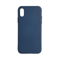 Θήκη Σιλικόνης My Colors Sonique Apple iPhone XS MAX Μπλε Σκούρο