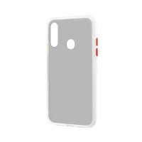 Θήκη Color Button Bumper Samsung Galaxy A20s Διάφανο