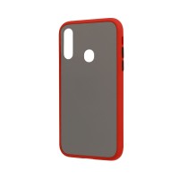 Θήκη Color Button Bumper Samsung Galaxy A20s Κόκκινο