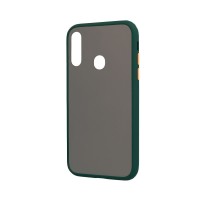 Θήκη Color Button Bumper Samsung Galaxy A20s Πράσινο