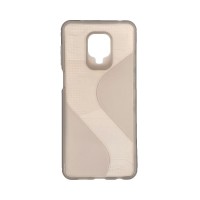 S-Case Flexible Cover Xiaomi Redmi Note 9S/9 Pro Σκούρο Διάφανο