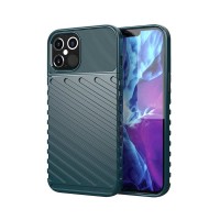 Θήκη Κινητού Thunder Case Flexible Tough Rugged Apple iPhone 12 / iPhone 12 Pro Πράσινο