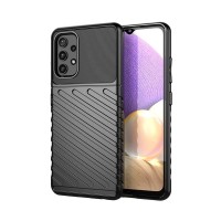 Θήκη Κινητού Thunder Case Flexible Tough Rugged Samsung Galaxy A32 4G Μαύρο