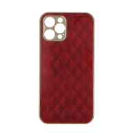 GKK Electroplate Glass Case Apple iPhone 12 Pro Cube Κόκκινο