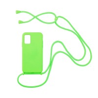 Θήκη Σιλικόνης με Κορδόνι CarryHang Sonique Samsung Galaxy A51 Πράσινο