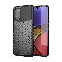 Θήκη Κινητού Thunder Case Flexible Tough Rugged Samsung Galaxy A03s Μαύρο