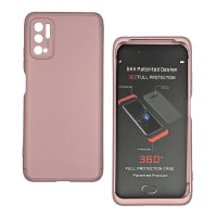 GKK 360 Full Body Protection Xiaomi Redmi Note 10 5G / Poco M3 Pro 5G Ροζ Χρυσό