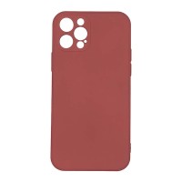 Θήκη Σιλικόνης My Colors Sonique Apple iPhone 12 Pro Max Μπορντό Ανοιχτό