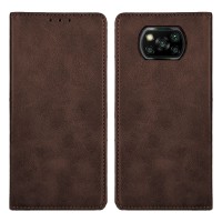 Θήκη Πορτοφόλι Vintage Magnet Wallet Sonique Xiaomi Poco X3 NFC / Poco X3 Pro Καφέ
