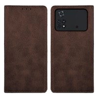 Θήκη Πορτοφόλι Vintage Magnet Wallet Sonique Xiaomi Poco M4 Pro 4G Καφέ
