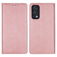 Θήκη Πορτοφόλι Vintage Magnet Wallet Sonique OnePlus Nord 2 5G Ροζ Χρυσό