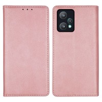 Θήκη Πορτοφόλι Vintage Magnet Wallet Sonique Realme 9 5G / Realme 9 Pro 5G Ροζ Χρυσό