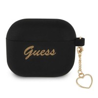 Θήκη Σιλικόνης Guess Charm Collection για AirPods 3 Μαύρο