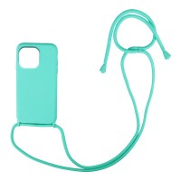 Θήκη Σιλικόνης με Κορδόνι CarryHang Sonique Apple iPhone 13 Pro Γαλάζιο