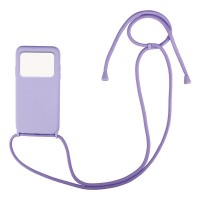 Θήκη Σιλικόνης με Κορδόνι CarryHang Sonique Xiaomi Poco X4 Pro 5G Λιλά