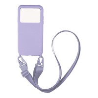 Θήκη Σιλικόνης με Strap CarryHang Sonique Xiaomi Poco X4 Pro 5G Λιλά
