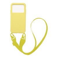 Θήκη Σιλικόνης με Strap CarryHang Sonique Xiaomi Poco M4 Pro 4G Κίτρινο