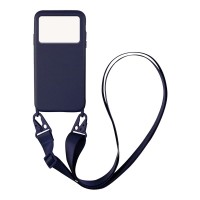 Θήκη Σιλικόνης με Strap CarryHang Sonique Xiaomi Poco M4 Pro 4G Μπλε Σκούρο