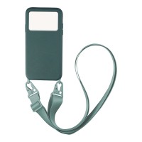 Θήκη Σιλικόνης με Strap CarryHang Sonique Xiaomi Poco M4 Pro 4G Πράσινο Σκούρο