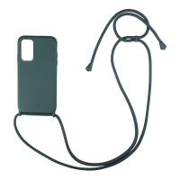 Θήκη Σιλικόνης με Κορδόνι CarryHang Sonique Samsung Galaxy A33 5G Πράσινο Σκούρο