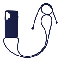 Θήκη Σιλικόνης με Κορδόνι CarryHang Sonique Samsung Galaxy A13 4G Μπλε Σκούρο