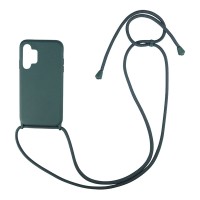 Θήκη Σιλικόνης με Κορδόνι CarryHang Sonique Samsung Galaxy A13 4G Πράσινο Σκούρο