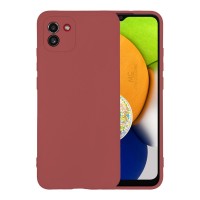 Θήκη Σιλικόνης My Colors Sonique Samsung Galaxy A03 4G Μπορντό Ανοιχτό