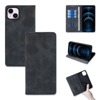 Θήκη Πορτοφόλι Vintage Magnet Wallet Sonique Apple iPhone 14 Plus Μαύρο