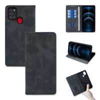 Θήκη Πορτοφόλι Vintage Magnet Wallet Sonique Samsung Galaxy A21s Μαύρο