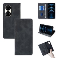 Θήκη Πορτοφόλι Vintage Magnet Wallet Sonique Huawei P50 Pro Μαύρο
