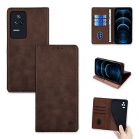 Θήκη Πορτοφόλι Vintage Magnet Wallet Sonique Xiaomi Poco F4 5G Καφέ