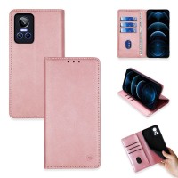Θήκη Πορτοφόλι Vintage Magnet Wallet Sonique Realme GT Neo 3 5G Ροζ Χρυσό