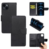 Θήκη Πορτοφόλι Sonique Trend Wallet Apple iPhone 14 Plus Μαύρο