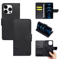 Θήκη Πορτοφόλι Sonique Trend Wallet Apple iPhone 14 Pro Μαύρο