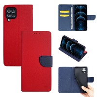 Θήκη Πορτοφόλι Sonique Trend Wallet Samsung Galaxy M53 5G Κόκκινο / Σκούρο Μπλε