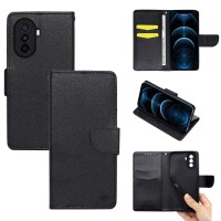 Θήκη Πορτοφόλι Sonique Trend Wallet Huawei Nova Y70 Μαύρο