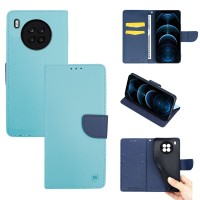 Θήκη Πορτοφόλι Sonique Trend Wallet Honor 50 Lite / Nova 8i Σιέλ / Σκούρο Μπλε