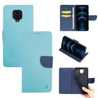 Θήκη Πορτοφόλι Sonique Trend Wallet Xiaomi Redmi Note 9S/9 Pro Σιέλ / Σκούρο Μπλε