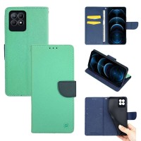Θήκη Πορτοφόλι Sonique Trend Wallet Realme 8i Βεραμάν / Σκούρο Μπλε
